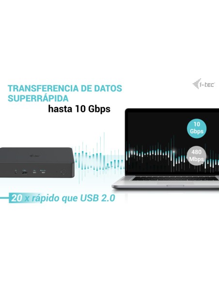 USB 3.0 / USB-C / Thunderbolt 3 Professional Dual 4K Display Docking Station Generation 2 + Power Delivery 100W