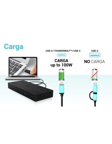 USB 3.0 / USB-C / Thunderbolt, 3x 4K Docking Station Gen 2 + Power Delivery 100W