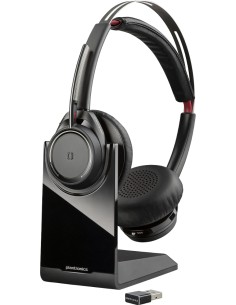 Voyager Focus UC Auriculares Inalámbrico Diadema Oficina/Centro de llamadas Bluetooth Negro