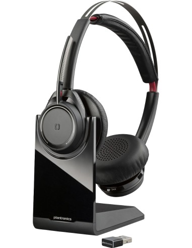 Voyager Focus UC Auriculares Inalámbrico Diadema Oficina/Centro de llamadas Bluetooth Negro