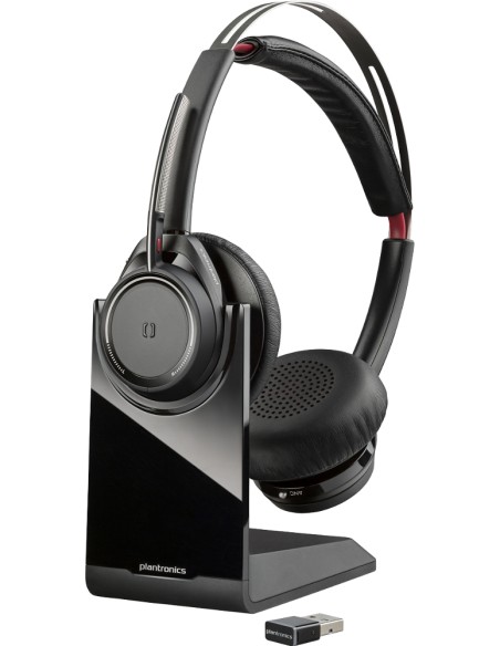Voyager Focus UC Auriculares Inalámbrico Diadema Oficina/Centro de llamadas Bluetooth Negro