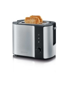 2589 2 rebanada(s) 800 W Negro, Acero inoxidable