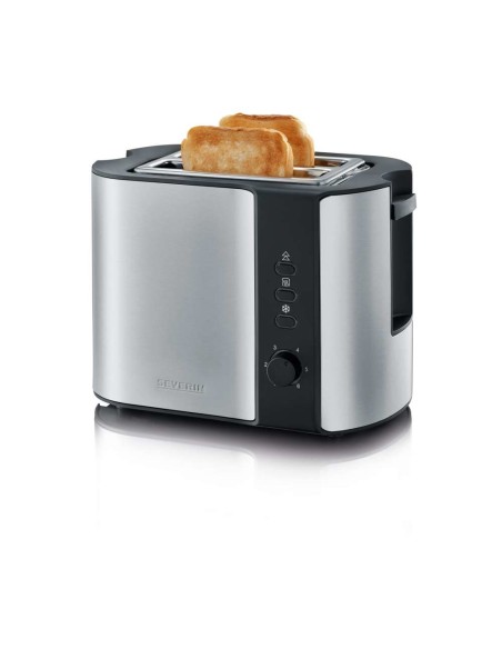 2589 2 rebanada(s) 800 W Negro, Acero inoxidable