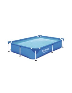 Steel Pro 56401 piscina sobre suelo Piscina con anillo hinchable Rectangular 1200 L Azul