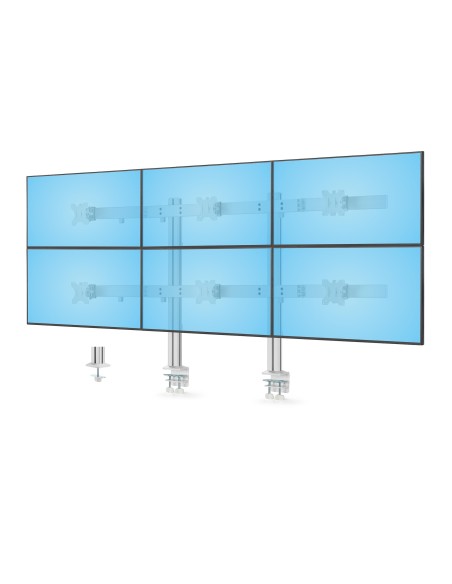 6-MONITOR-ARM-A soporte para monitor 81,3 cm (32") Escritorio Blanco