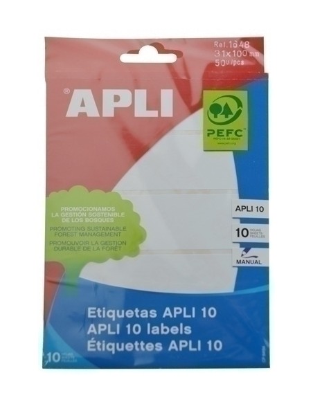 APL EST 10H ETIQ BL 31X100 1648