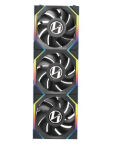 12SLLCD1W3B Carcasa del ordenador Ventilador 12 cm Negro 3 pieza(s)