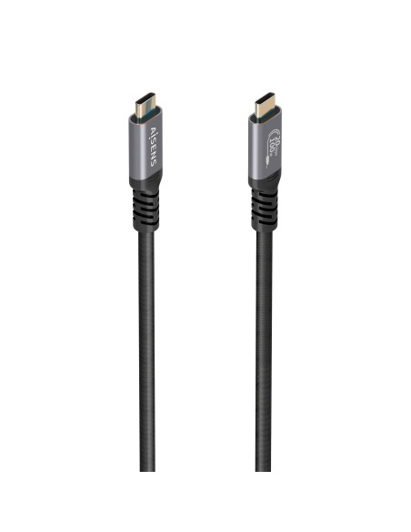 Cable USB 3.2 Gen2x2 Aluminio 20Gbps 8K@30Hz 5A 100W E-Mark, Tipo USB-C/M-USB-C/M, Negro, 3.0m