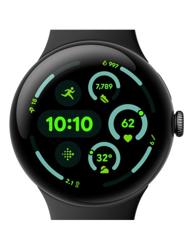 Pixel Watch 3 AMOLED 45 mm Digital Pantalla táctil Negro Wifi GPS (satélite)