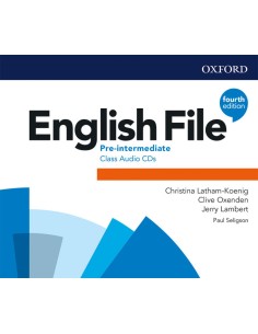ENGLISH FILE A2 B1 PRE INTERMEDIATE CLASS AUDIO CD FOURTH EDITION 3 CDS3