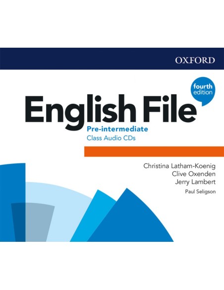 ENGLISH FILE A2 B1 PRE INTERMEDIATE CLASS AUDIO CD FOURTH EDITION 3 CDS3