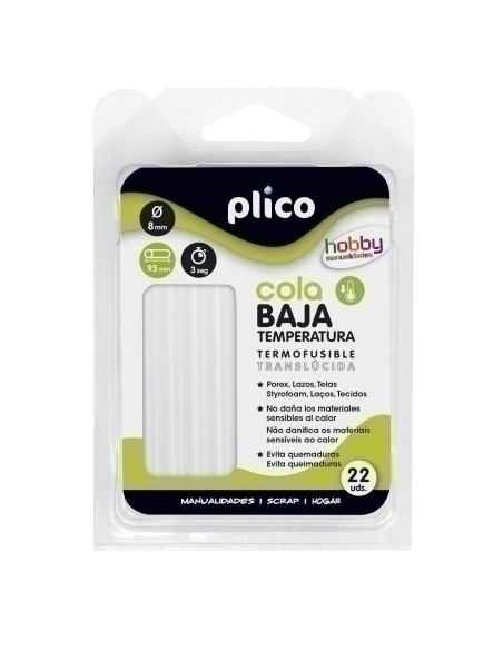 COLA BARRA PLICO BAJA TEMP. blister 22