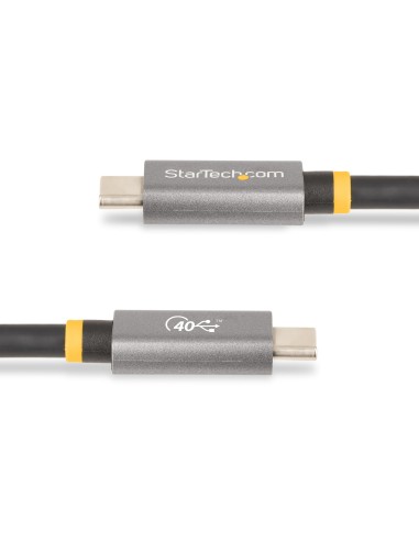 Cable de 1m USB4 - Cable USB-C Certificado por USB-IF - Cable USB Tipo C - 40Gbps - Power Delivery PD de 100W - 8K 60Hz - Compa