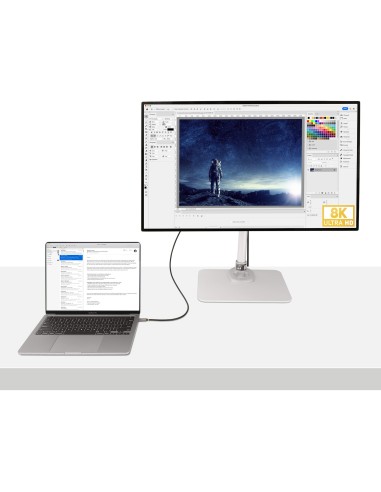 Cable de 1m USB4 - Cable USB-C Certificado por USB-IF - Cable USB Tipo C - 40Gbps - Power Delivery PD de 100W - 8K 60Hz - Compa