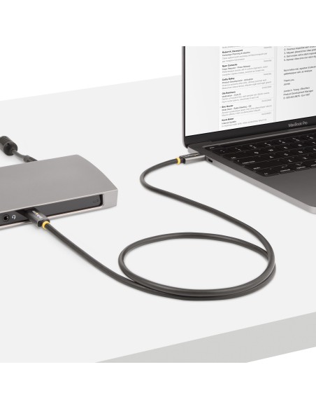 Cable de 1m USB4 - Cable USB-C Certificado por USB-IF - Cable USB Tipo C - 40Gbps - Power Delivery PD de 100W - 8K 60Hz - Compa