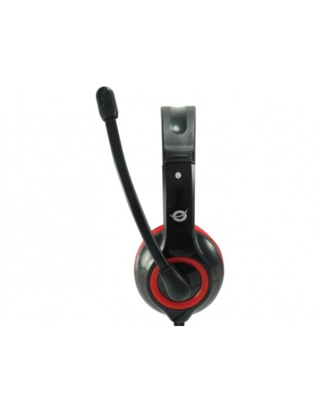CCHATSTARU2R auricular y casco Auriculares Alámbrico Diadema Llamadas/Música USB tipo A Rojo