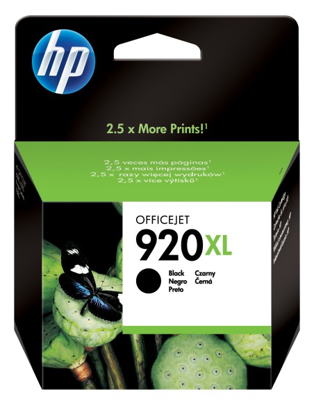 Cartucho de tinta original 920XL de alta capacidad negro