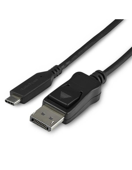 Cable de 1m USB-C a DisplayPort 1.4 - Convertidor Adaptador de Vídeo USB Tipo C 8K/5K/4K - HBR3/HDR/DSC - Cable Conversor para 