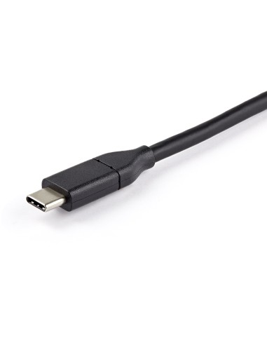 Cable de 1m USB-C a DisplayPort 1.4 - Convertidor Bidireccional Adaptador de Vídeo USB Tipo C - HBR3/HDR/DSC - Cable Conversor 