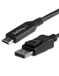 CDP2DP146B adaptador de cable de vídeo 1,8 m USB Tipo C DisplayPort Negro
