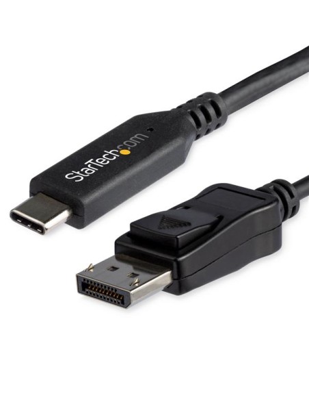 CDP2DP146B adaptador de cable de vídeo 1,8 m USB Tipo C DisplayPort Negro