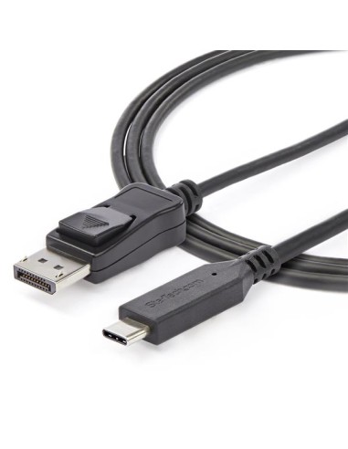 CDP2DP146B adaptador de cable de vídeo 1,8 m USB Tipo C DisplayPort Negro