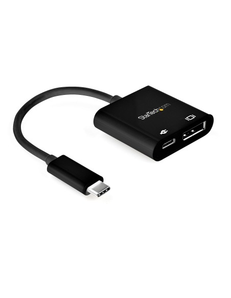 Cable de 1m USB-C a DisplayPort 1.4 HBR3 con Entrega de Alimentación PD de 60W - Convertidor Adaptador de Vídeo USB Tipo C 8K60