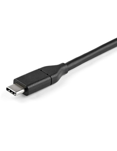 Cable de 1m USB C a DisplayPort 1.2 de 4K a 60Hz - Cable Adaptador de Vídeo Bidireccional DP a USB-C o USB-C a DP Reversible - 