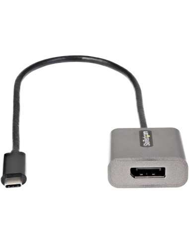 Adaptador USB C a DisplayPort - Conversor USB Tipo C a DisplayPort 1.4 de 8K/4K 60Hz - Convertidor de Vídeo Tipo Dongle USBC a 