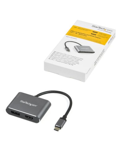 Adaptador de Vídeo Multipuertos USB-C - HDMI o DisplayPort - 4K de 60Hz