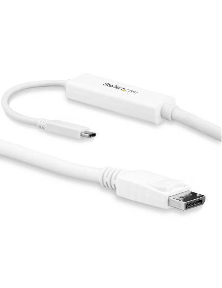 Cable 3m USB C a DisplayPort 1.2 de 4K a 60Hz - Adaptador Convertidor USB Tipo C a DisplayPort - HBR2 - Conversor USBC con Modo