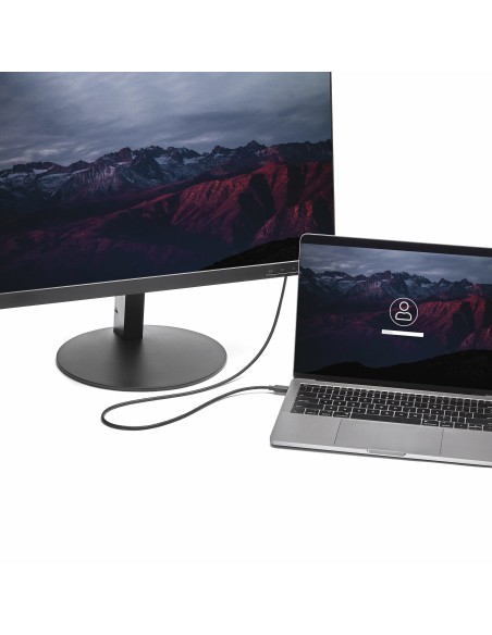 Cable 1,8m USB C a DisplayPort 1.2 de 4K a 60Hz - Adaptador Convertidor USB Tipo C a DisplayPort - HBR2 - Conversor USBC con Mo