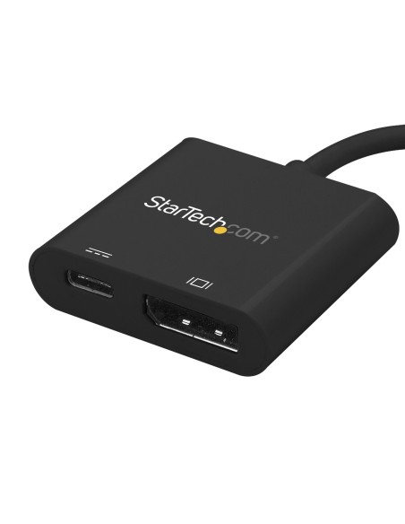 Adaptador USB C a DisplayPort con Entrega de Alimentación - 4K 60Hz HBR2 - Conversor USB Tipo C a Monitor DP 1.2 con Carga - PD