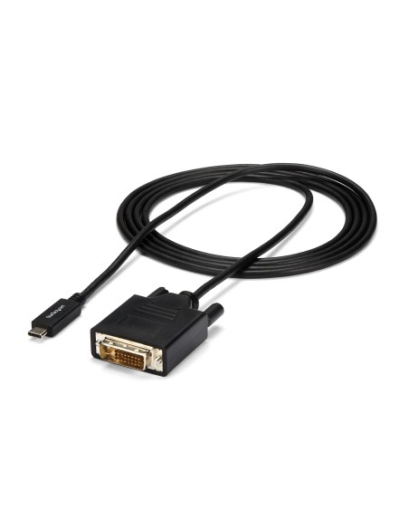 Cable de 2m USB-C a DVI - 1920 x 1200 - Negro