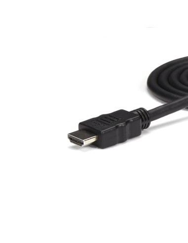 Cable Adaptador USB-C a HDMI de 2m - Cable Conversor de USB-C a HDMI para Ordenadores USB Tipo C 4K 30Hz - Negro