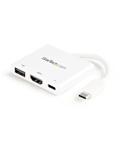 Adaptador Multipuertos USB-C con HDMI - Puerto USB 3.0 - PD de 60W - Blanco