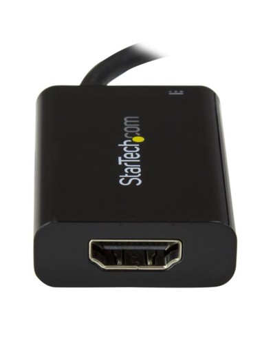 Adaptador USB-C a HDMI 4K con Entrega de Alimentación por USB - 60 Watts - Negro