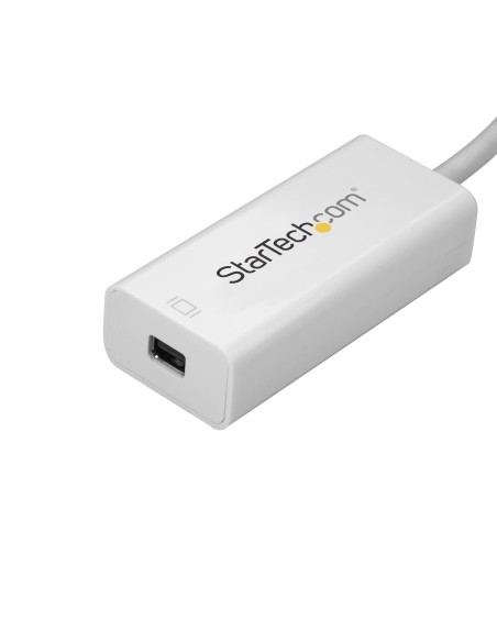 Adaptador USB C a Mini DisplayPort - 4K 60Hz - Blanco - Adaptador USB 3.1 Tipo C a Mini DP - Versión Mejorada es CDP2MDPEC