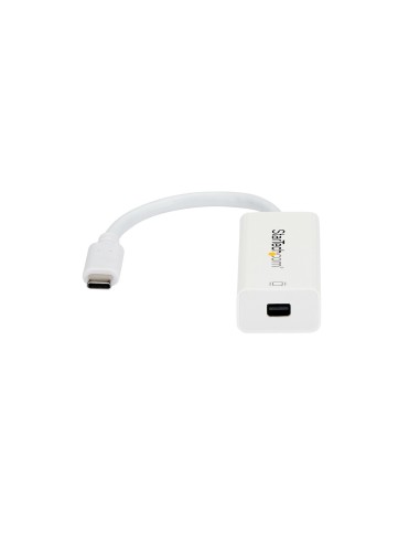 Adaptador USB C a Mini DisplayPort - 4K 60Hz - Blanco - Adaptador USB 3.1 Tipo C a Mini DP - Versión Mejorada es CDP2MDPEC