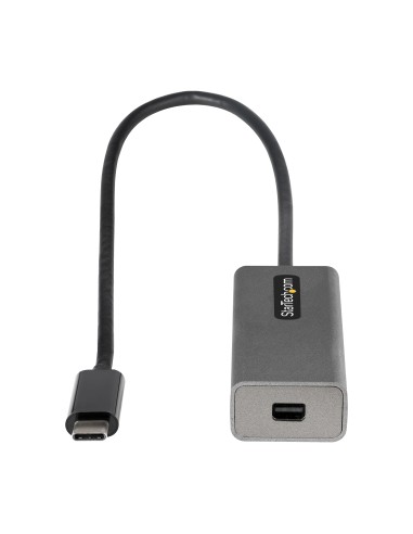Adaptador USB C a Mini DisplayPort - Convertidor de Vídeo USB Tipo C a mDP/Mini DP a 4K 60Hz - Compatible con Thunderbolt 3 - C