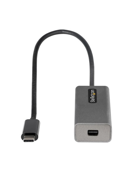 Adaptador USB C a Mini DisplayPort - Convertidor de Vídeo USB Tipo C a mDP/Mini DP a 4K 60Hz - Compatible con Thunderbolt 3 - C