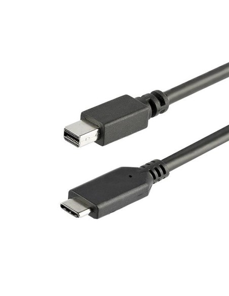 Cable de 1m USB-C a Mini DisplayPort - 4K 60Hz - Negro - Adaptador USB 3.1 Tipo C a mDP