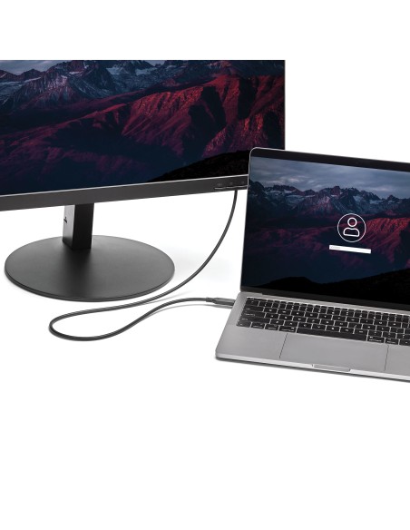 Cable de 1m USB-C a Mini DisplayPort - 4K 60Hz - Negro - Adaptador USB 3.1 Tipo C a mDP