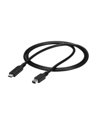 Cable de 1m USB-C a Mini DisplayPort - 4K 60Hz - Negro - Adaptador USB 3.1 Tipo C a mDP
