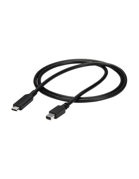 Cable de 1m USB-C a Mini DisplayPort - 4K 60Hz - Negro - Adaptador USB 3.1 Tipo C a mDP