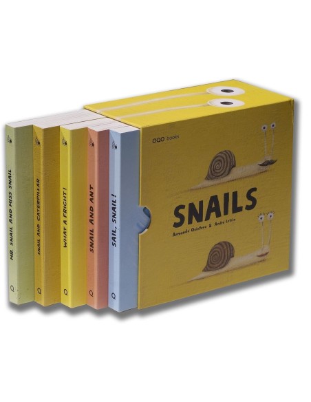 Snails box with 5 titles