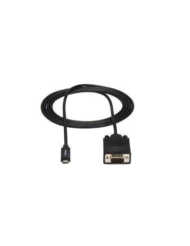 Cable de 2m USB C a VGA - Cable Adaptador Activo de Vídeo de 1920x1200/1080p USB Tipo C a VGA - Compatible con Thunderbolt 3 - 