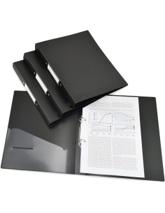 CARPETA RAPESCO PP A4 2 AN.35 NEGRO P/4