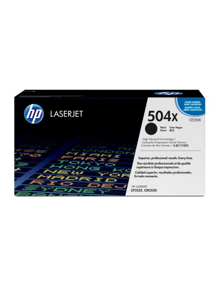 Cartucho de tóner original LaserJet 504X de alta capacidad negro