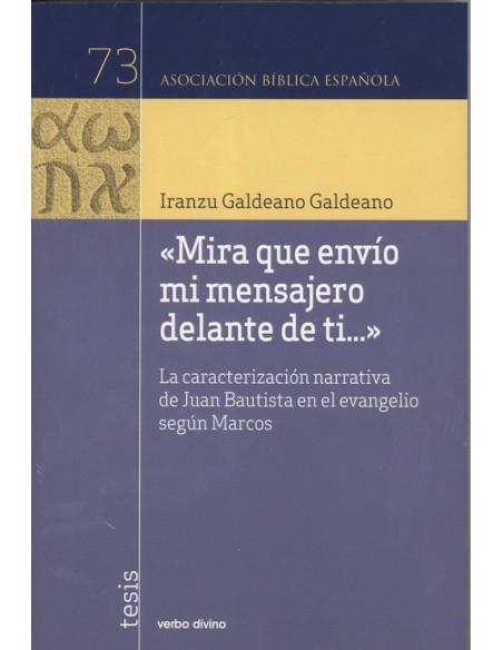 MIRA QUE ENVIO MI MENSAJERO DELANTE DE TI